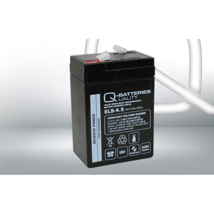 Batteria per UPS 4.50Ah 6V Q-Battery 6LS-4.5 | telebaterias.com