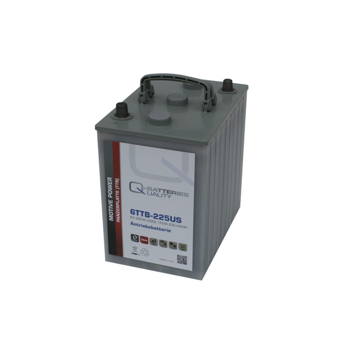 Battery 225Ah 6V Q-Battery 6TTB-225US | telebaterias.com