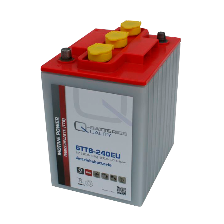 Batterie 240Ah 6V Q-Battery 6TTB-240EU | telebaterias.com