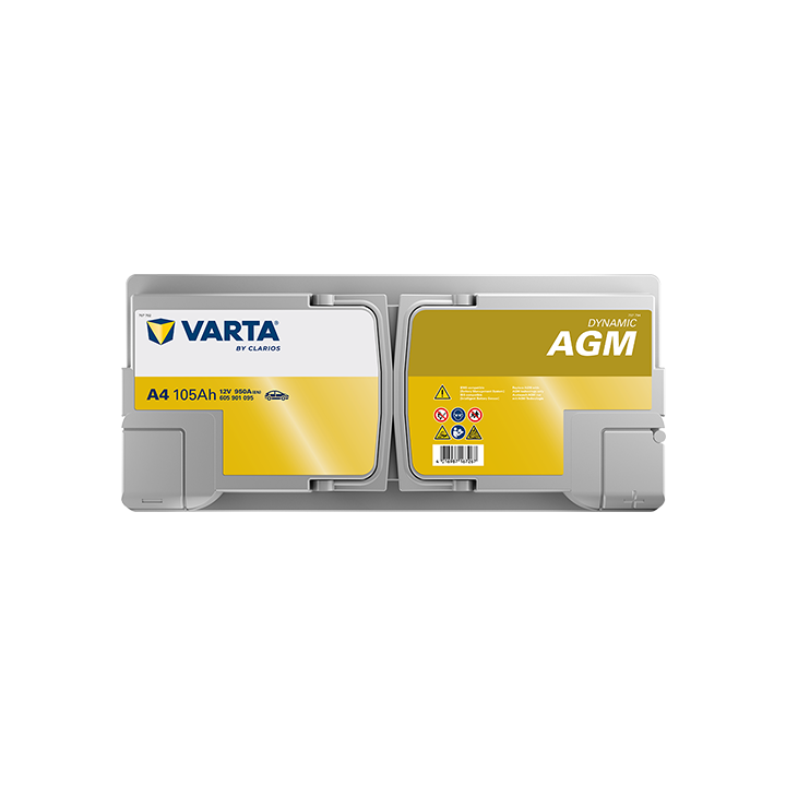 Batería Start-Stop 105Ah 12V 950A Varta A4 | telebaterias.com