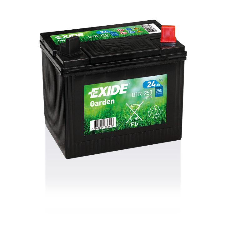 Batería 24Ah 12V 250A Exide 4900 | telebaterias.com