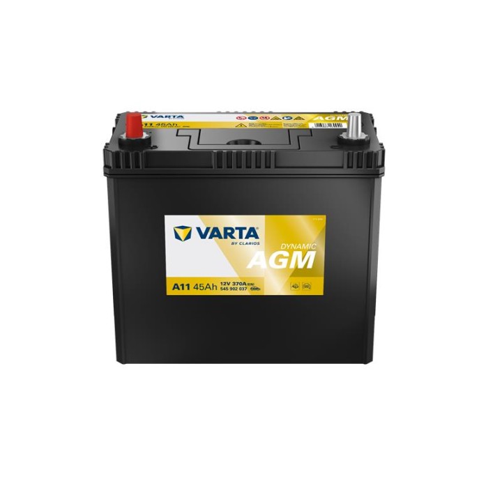 Batería Start-Stop 45Ah 12V 370A Varta A11 | telebaterias.com