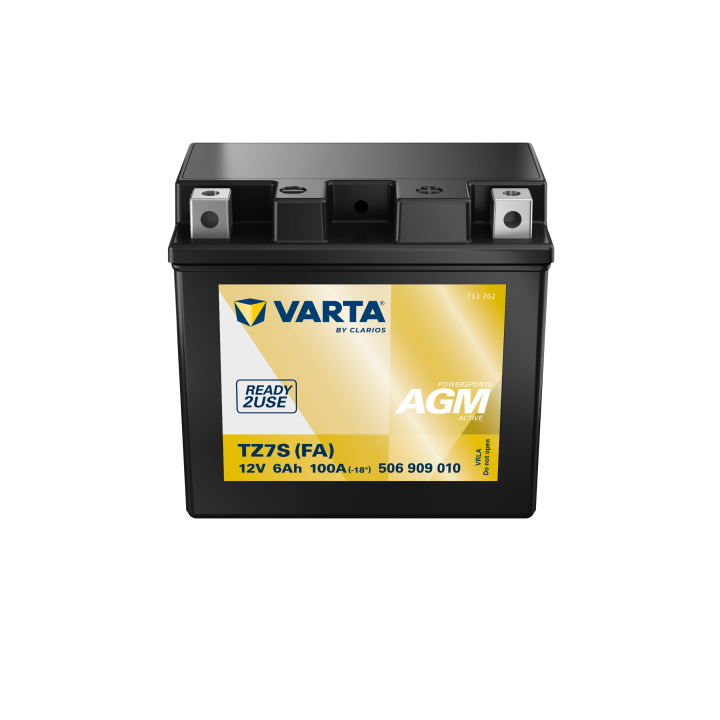 Batería de moto 6Ah 12V 100A Varta 506909010 | telebaterias.com