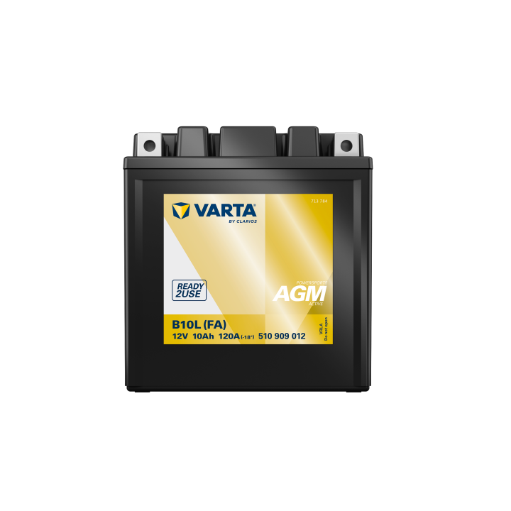 Motorradbatterie 10Ah (10h) 12V 120A Varta 510909012 | telebaterias.com