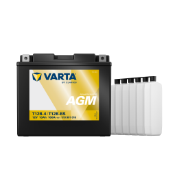 Batería de moto 10Ah (10h) 12V 160A Varta 510901016 | telebaterias.com