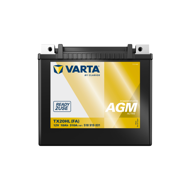 Batería de moto 18Ah (10h) 12V 310A Varta 518919031 | telebaterias.com