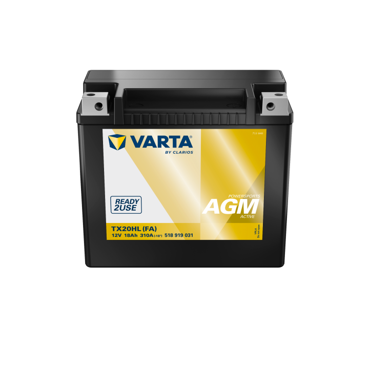 Batterie de moto 18Ah (10h) 12V 310A Varta 518919031 | telebaterias.com
