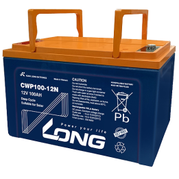 Solar battery 100Ah 12V Long CWP100-12N | telebaterias.com
