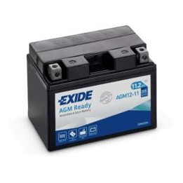 Motorradbatterie 11Ah 12V 205A Exide AGM12-11 | telebaterias.com