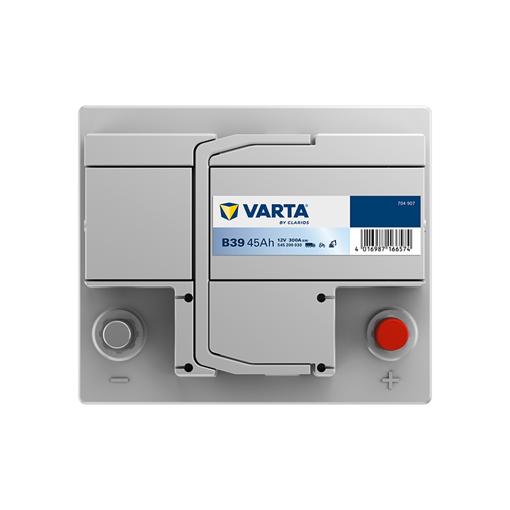 Batería de camión 45Ah 12V 300A Varta B39 | telebaterias.com