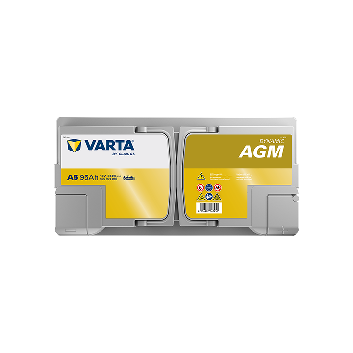 Batería Start-Stop 95Ah 12V 850A Varta A5 | telebaterias.com