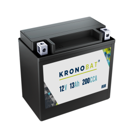 Batterie auxiliaire 13Ah 12V 200A Kronobat AUX14 | telebaterias.com