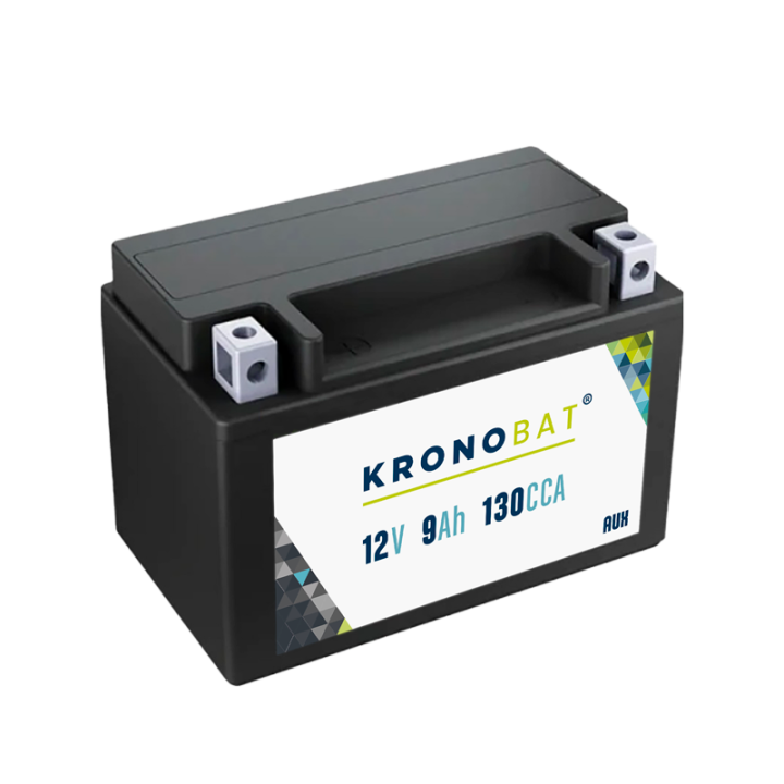 Batteria ausiliaria 9Ah 12V 130A Kronobat AUX9 | telebaterias.com