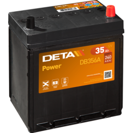 Car battery 35Ah 12V 240A Deta DB356A | telebaterias.com