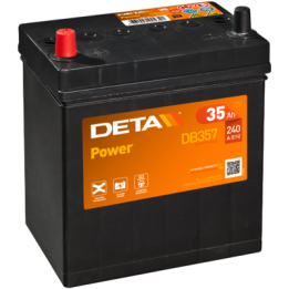 Car battery 35Ah 12V 240A Deta DB357 | telebaterias.com