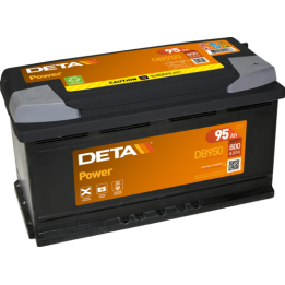 Batteria per auto 95Ah 12V 800A Deta DB950 | telebaterias.com