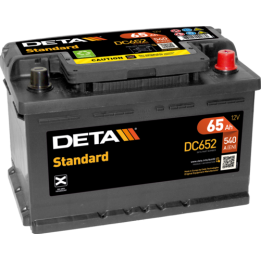 Batteria per auto 65Ah 12V 540A Deta DC652 | telebaterias.com