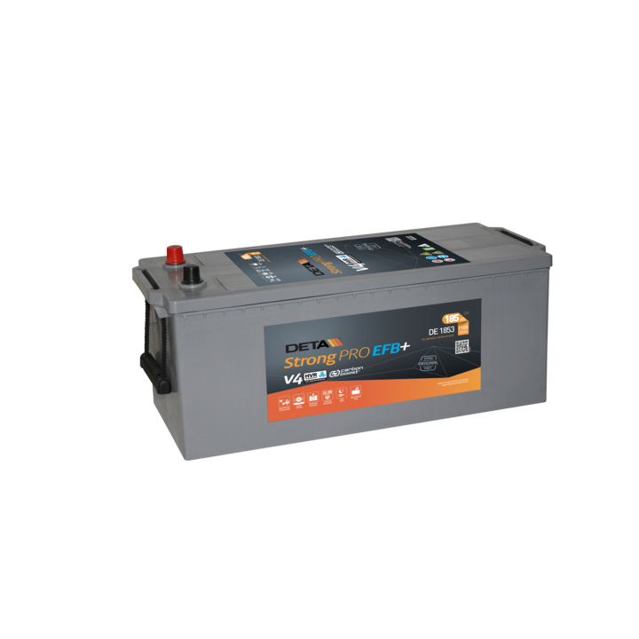 LKW-Batterie 185Ah 12V 1100A Deta DE1853 | telebaterias.com