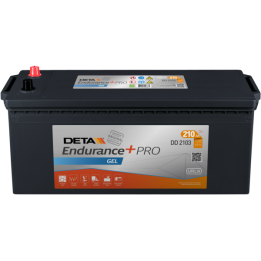 Batterie de camion 210Ah 12V 1030A Deta DD2103 | telebaterias.com