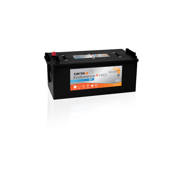 Batteria per camion 210Ah 12V 800A Deta DD2103T | telebaterias.com