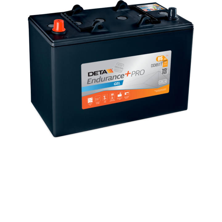 Batería de camión 85Ah 12V 350A Deta DD851T | telebaterias.com