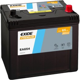 Batteria per auto 65Ah 12V 580A Exide EA654 | telebaterias.com