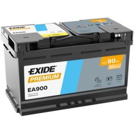 Batteria per auto 90Ah 12V 720A Exide EA900 | telebaterias.com