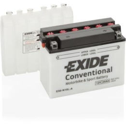 Motorradbatterie 20Ah 12V 260A Exide E50-N18L-A | telebaterias.com
