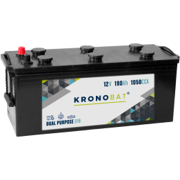 Bateria de caravana 190Ah 12V 1050A Kronobat DP-190-EFB | telebaterias.com