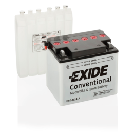 Batteria per moto 28Ah 12V 280A Exide E60-N24-A | telebaterias.com