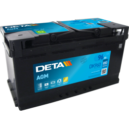 Start-Stop-Batterie 96Ah 12V 850A Deta DK960 | telebaterias.com