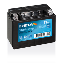 Batterie auxiliaire 11Ah 12V 150A Deta DK111 | telebaterias.com