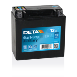 Batterie auxiliaire 13Ah 12V 200A Deta DK131 | telebaterias.com