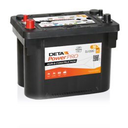 LKW-Batterie 50Ah 12V 800A Deta DJ050C | telebaterias.com