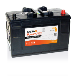 Batterie de camion 110Ah 12V 900A Deta DJ1102 | telebaterias.com