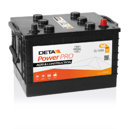 Batterie de camion 165Ah 12V 850A Deta DJ165A | telebaterias.com