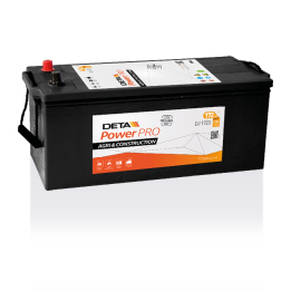 Batteria per camion 172Ah 12V 1390A Deta DJ1723 | telebaterias.com