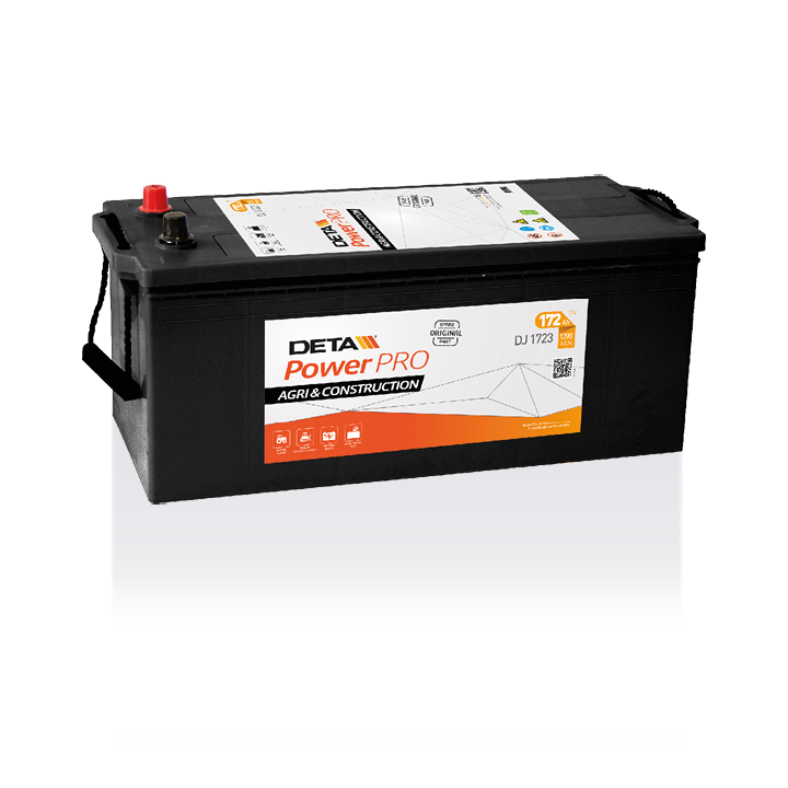 Batteria per camion 172Ah 12V 1390A Deta DJ1723 | telebaterias.com