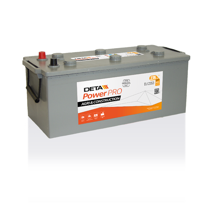LKW-Batterie 235Ah 12V 1450A Deta DJ2353 | telebaterias.com