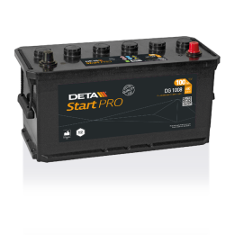 Batterie de camion 100Ah 12V 680A Deta DG1008 | telebaterias.com