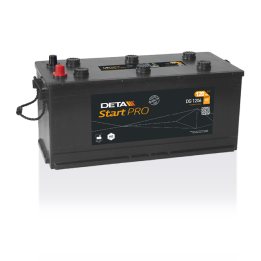 Truck battery 120Ah 12V 680A Deta DG1206 | telebaterias.com