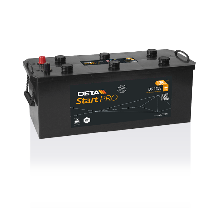 Batteria per camion 135Ah 12V 1000A Deta DG1353 | telebaterias.com