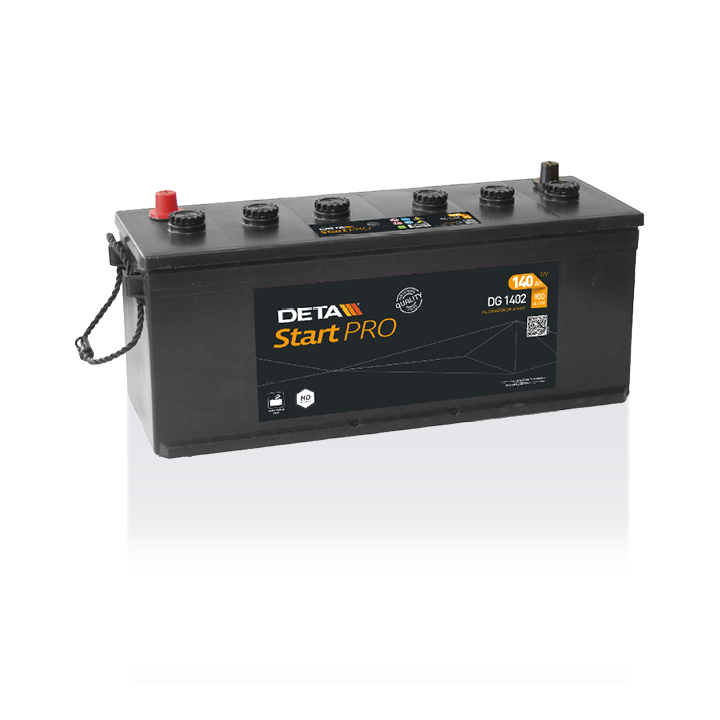 Batteria per camion 140Ah 12V 900A Deta DG1402 | telebaterias.com