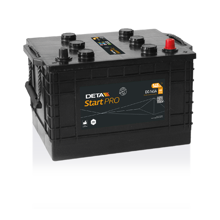 Batteria per camion 145Ah 12V 1000A Deta DG145A | telebaterias.com