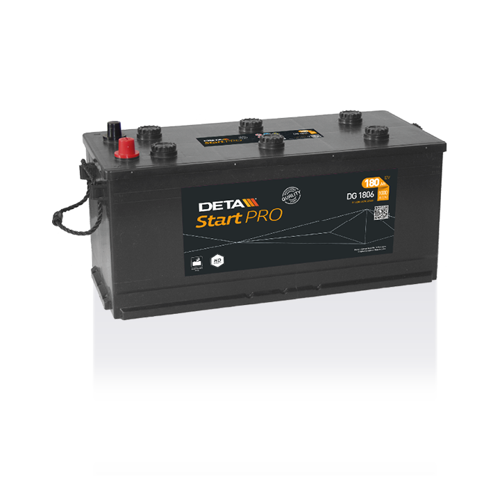 Batterie de camion 180Ah 12V 1000A Deta DG1806 | telebaterias.com