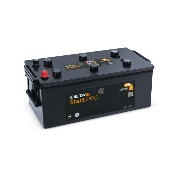 Bateria de camião 225Ah 12V 1200A Deta DG2254 | telebaterias.com