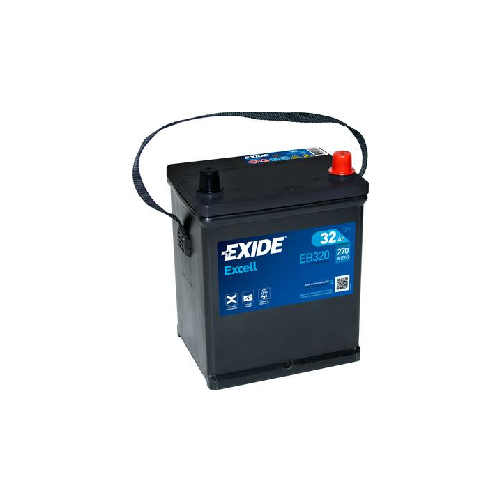 Batteria per auto 32Ah 12V 270A Exide EB320 | telebaterias.com