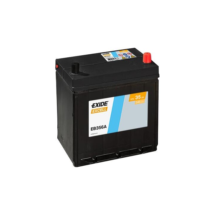 Batteria per auto 35Ah 12V 240A Exide EB356A | telebaterias.com