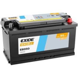 Autobatterie 95Ah 12V 800A Exide EB950 | telebaterias.com