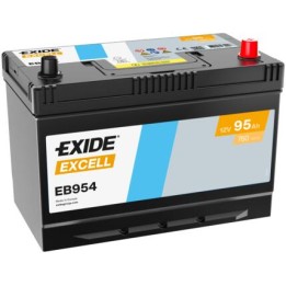 Batteria per auto 95Ah 12V 760A Exide EB954 | telebaterias.com